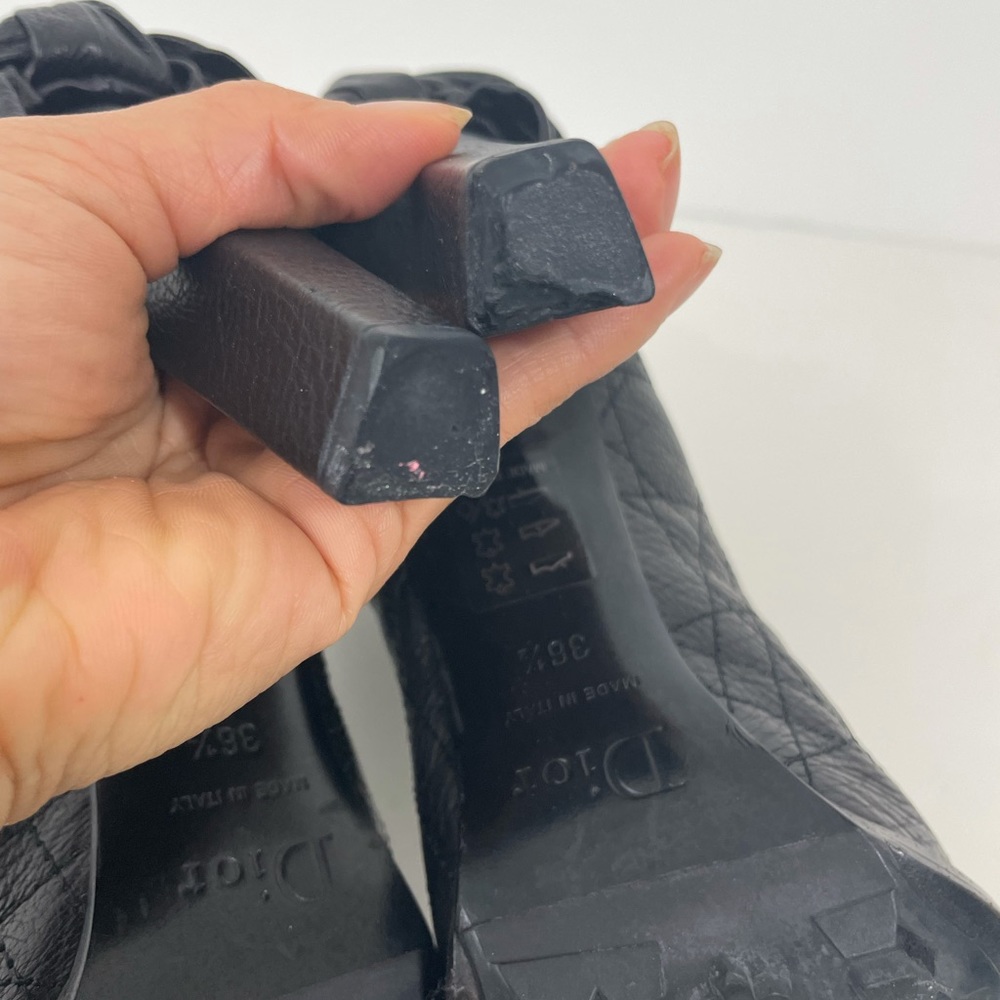 Dior Leather Snow Boots In Black - Picture 14 of 14